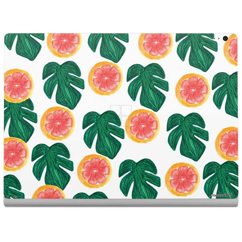 Bouffants and Broken Hearts Tropical Leaves and Citrus Surface Book 2 15in Skin